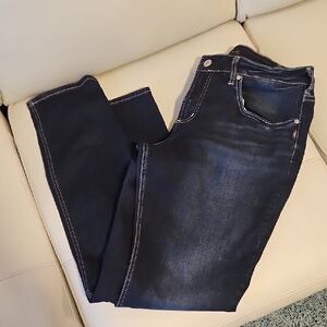 Silver Jeans Women's Boyfriend Jeans - Dark Blue